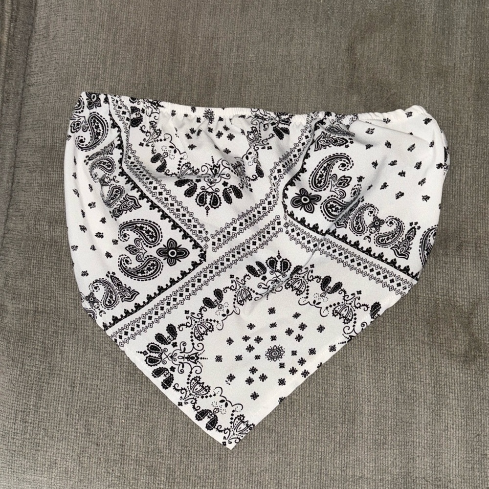 Bandeau crop top